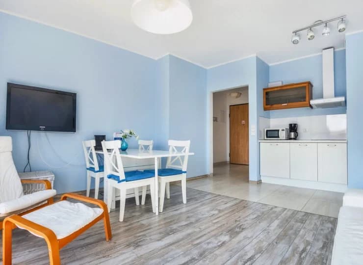 Apartamenty są na tyle komfortowe, że można nastawiać się na dłuższy pobyt