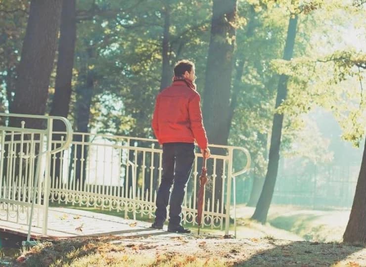 Otaczający pałac park to świetne miejsce do spacerów