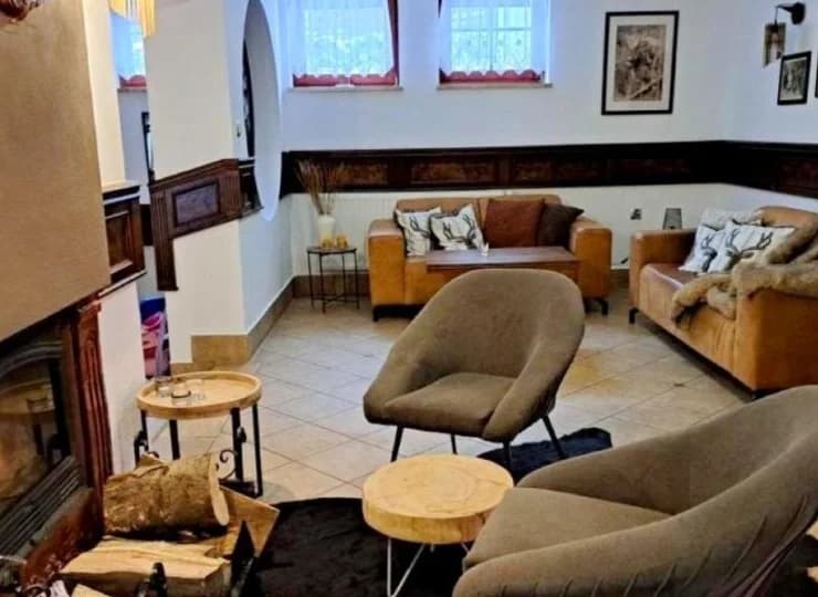 Wnętrza Końskiej Doliny są rustykalne i przytulne