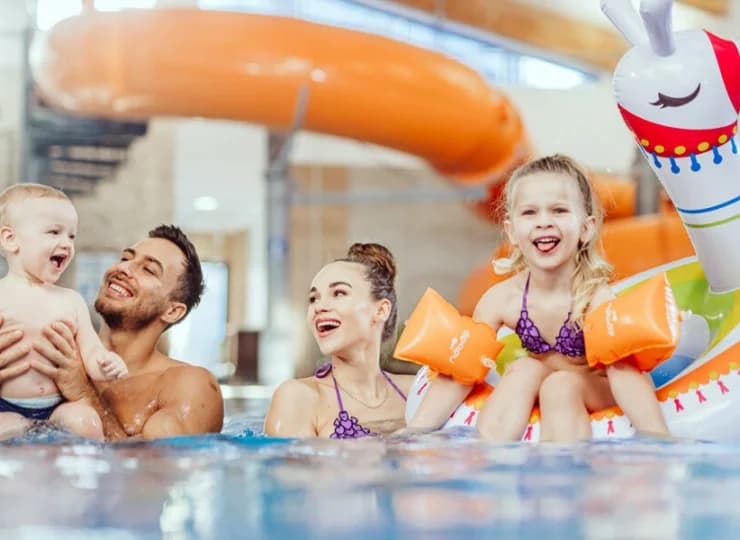 Aquaparku w Blue Mountain Resort to miejsce atrakcji i relaksu dla całej rodziny