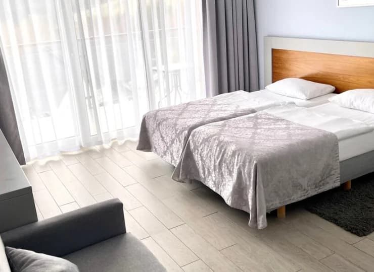 Wygodne łóżka zapewniają komfort snu