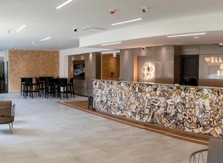 W hotelu działa nowoczesna strefa wellness