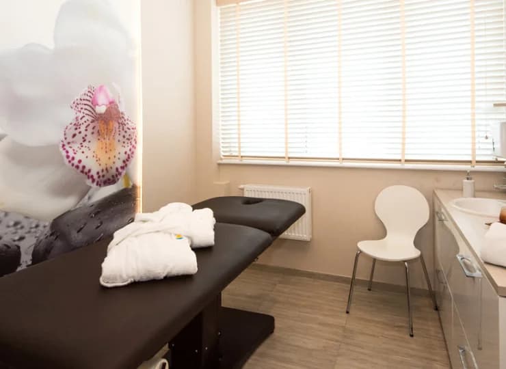 Interferie Cechsztyn posiada bogatą strefę rehabilitacyjną oraz wellness
