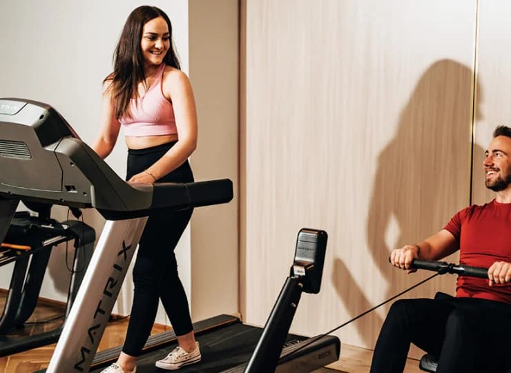 Sala fitness pozwala zadbać o kondycję podczas wyjazdu