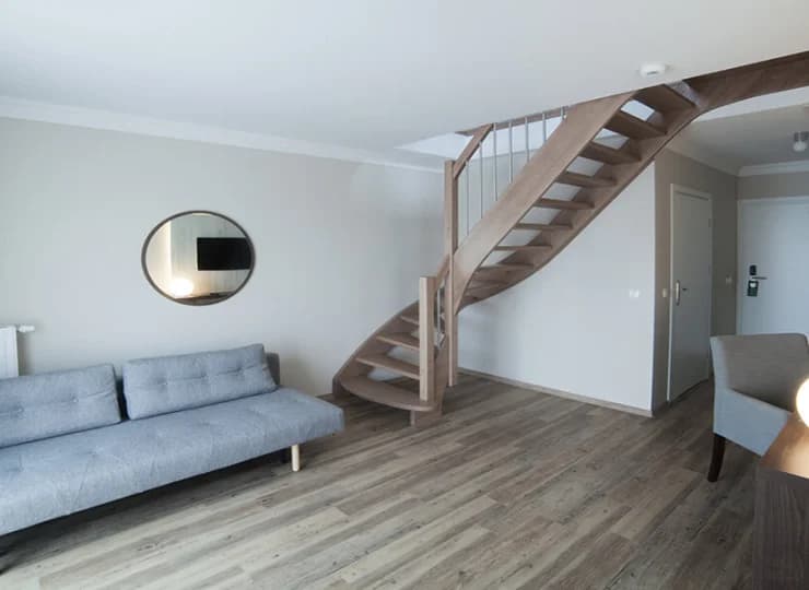Dwupoziomowy apartament to ciekawa propozycja dla większej grupy gości