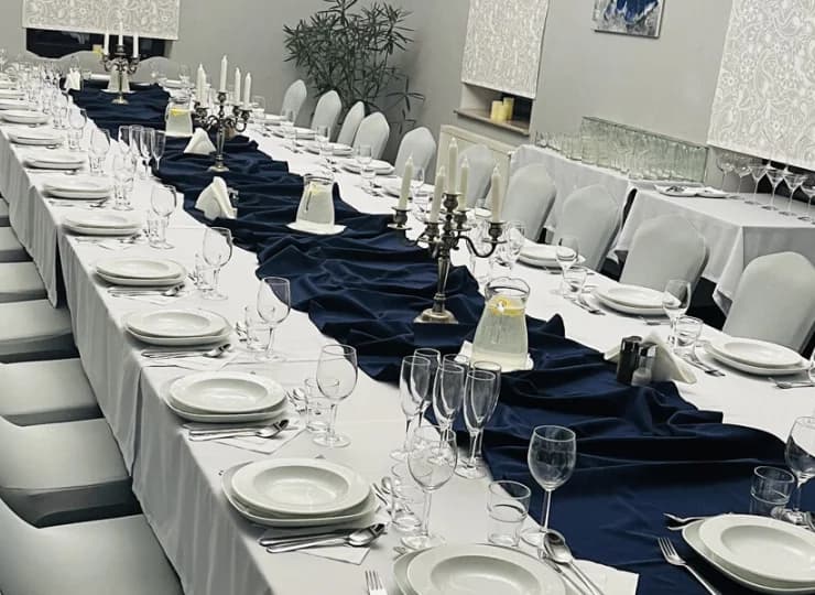 W eleganckiej sali bywają organizowane przyjęcia