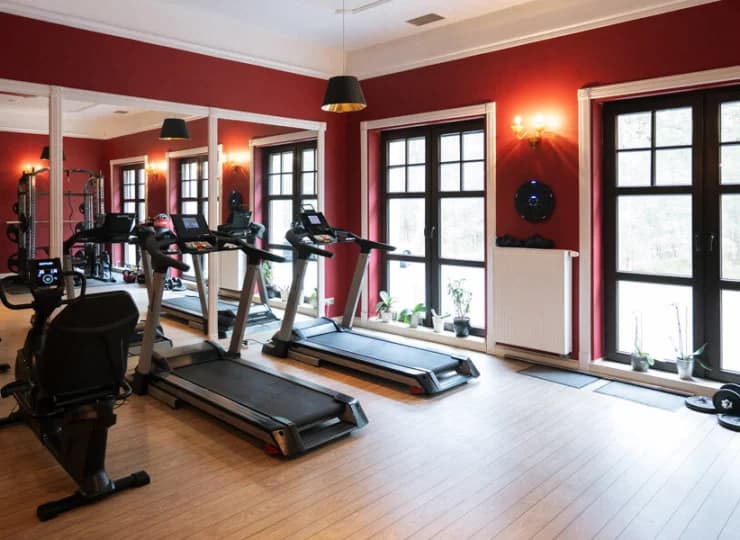 Dla aktywnych przygotowano salę fitness