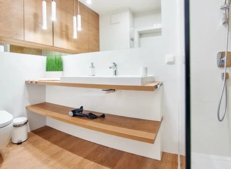 Każdy apartament dysponuje prywatną łazienką