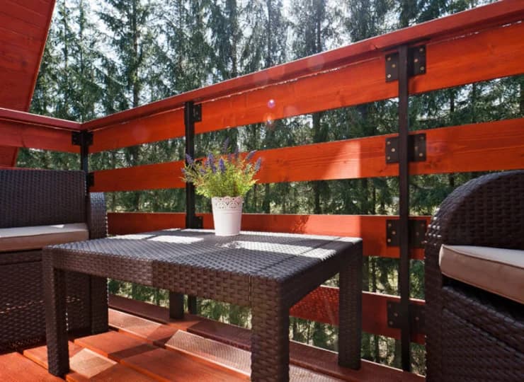Każdy apartament ma balkon lub taras