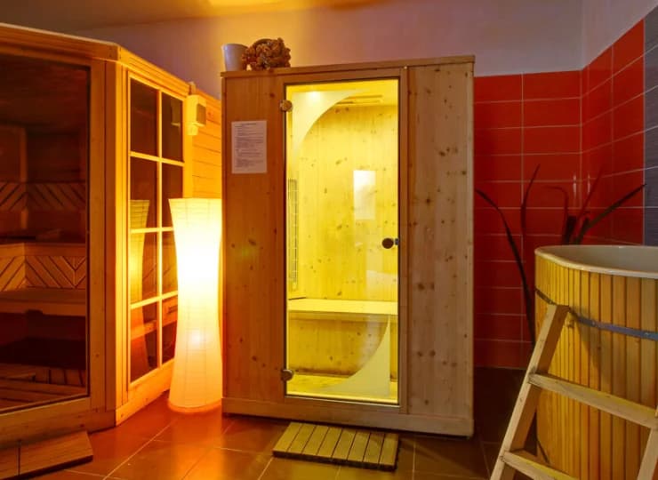 A także sauna infrared i łaźnia fińska