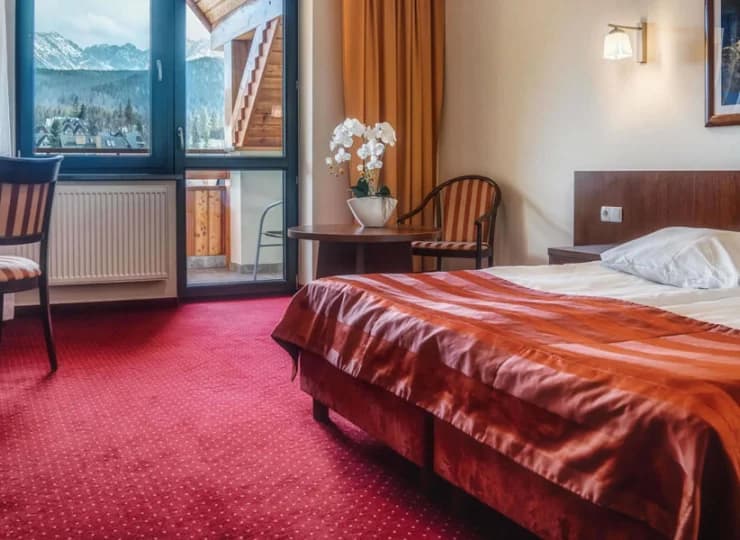 Pokoje Comfort są przestronne (ok. 25-30 m2) i posiadają balkony