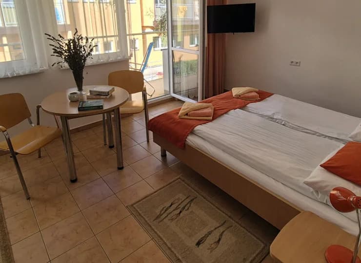 Każdy pokój ma balkon