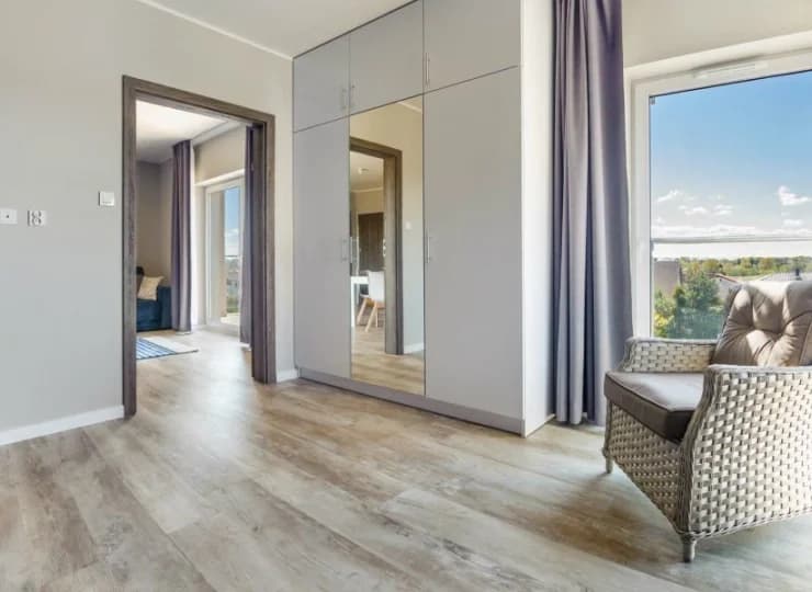 Wnętrza zostały urządzone w eleganckim stylu