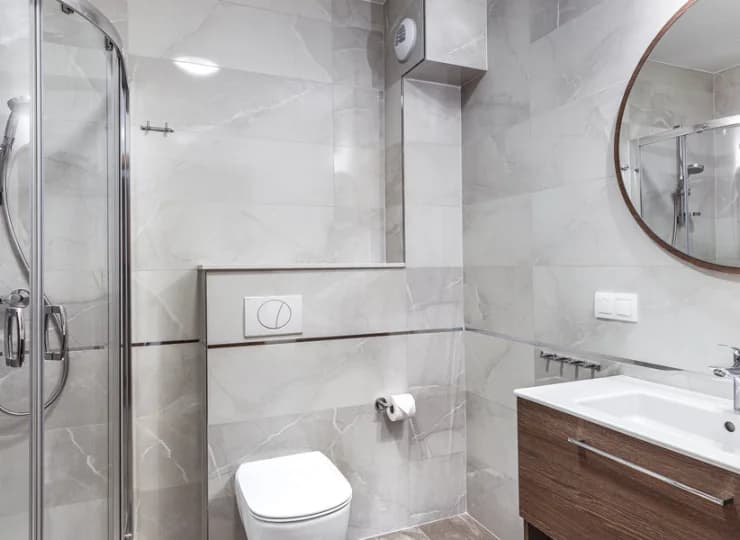 Każdy apartament posiada nowoczesną, wygodną łazienkę