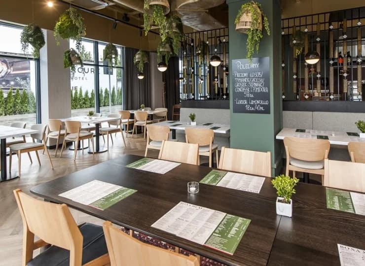 W hotelu Mercure**** znajduje się wyjątkowa restauracja