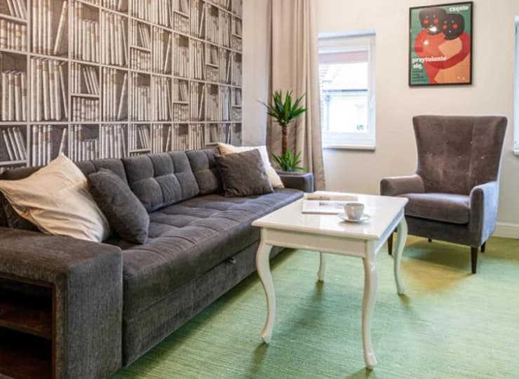 Pokój dzienny w Apartamencie 4-os. comfort suite 1