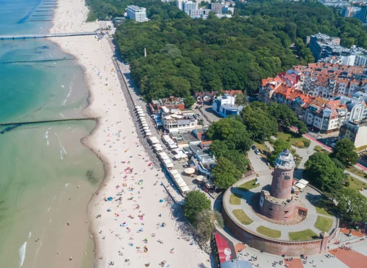 Zaledwie 30 m dzieli Hotel Hanseatic*** od piaszczystej plaży