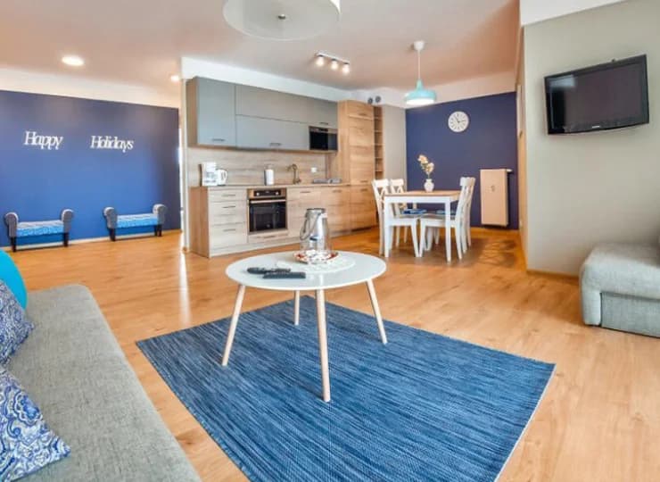 Apartamenty świetnie się sprawdzają dla 2, a nawet 4 osób