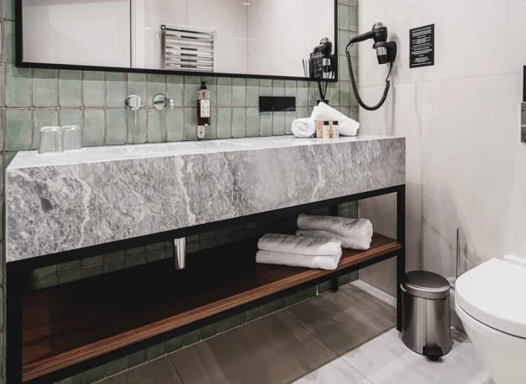 Każdy apartament posiada nowoczesną prywatną łazienkę