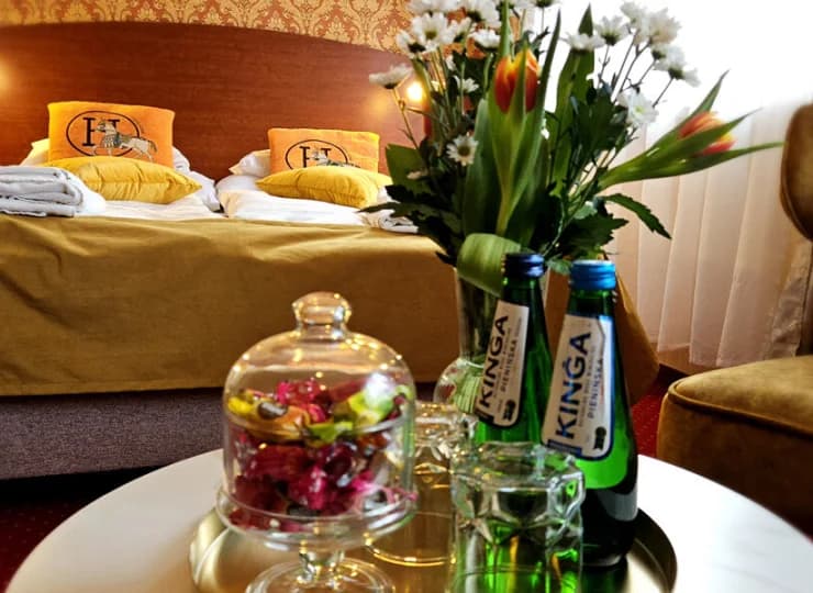 Atmosfera panująca w hotelu Galicja wyczuwalna jest w każdym z pokoi