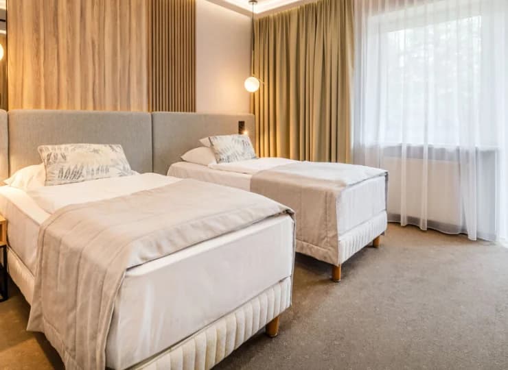 Hotel oferuje wygodne pokoje