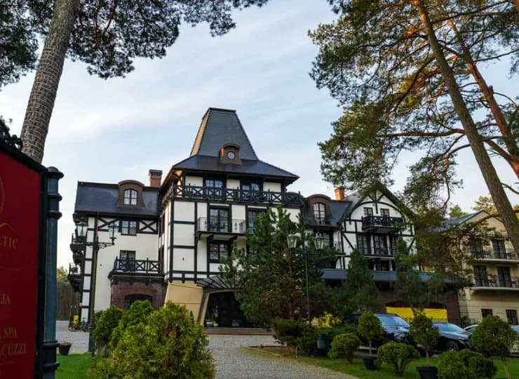 Ten stylowy hotel jest położy w spokojnej części Ustki