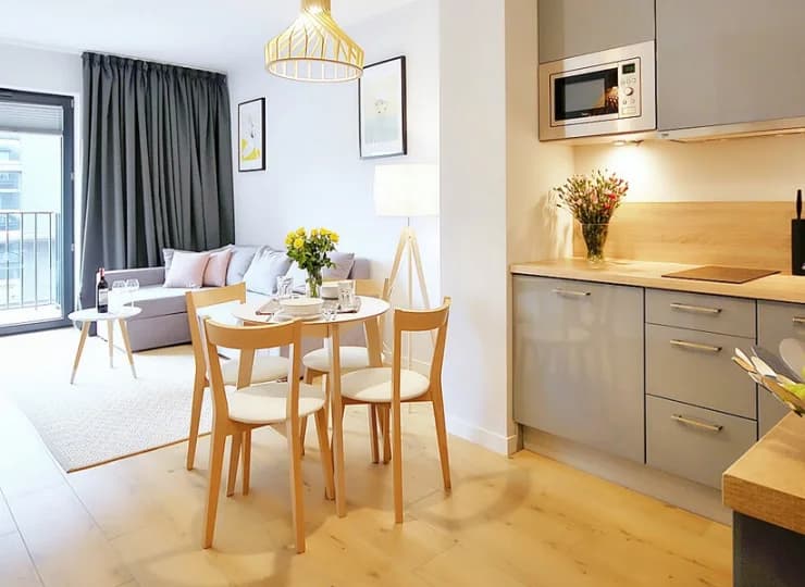 Na gości czekają przestronne i funkcjonalne apartamenty