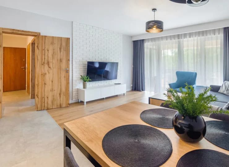Apartamenty są klimatyzowane i jasne