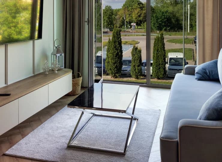 Podstawowy apartament standard z widokiem na parking
