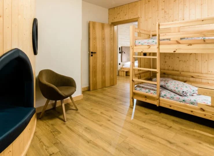 Każdy apartament ma autorską atrakcję dla dzieci "domek" - kryjówkę