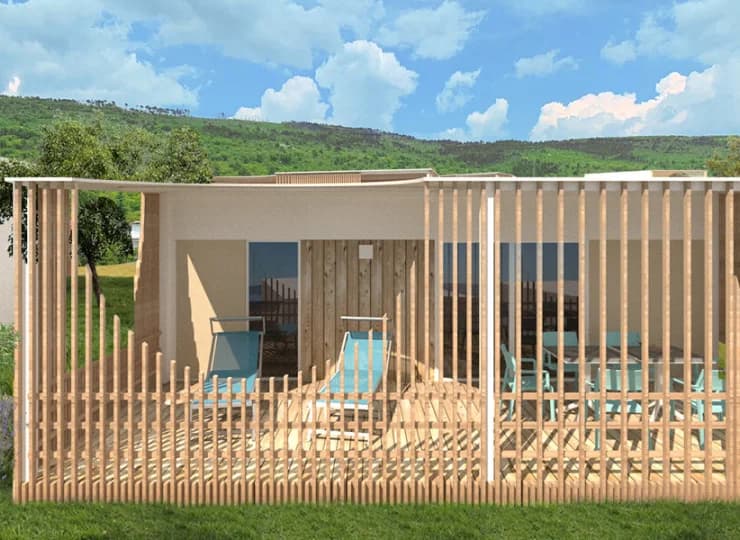 Domki Elements Camping Selce to wygodna przestrzeń na rodzinny pobyt