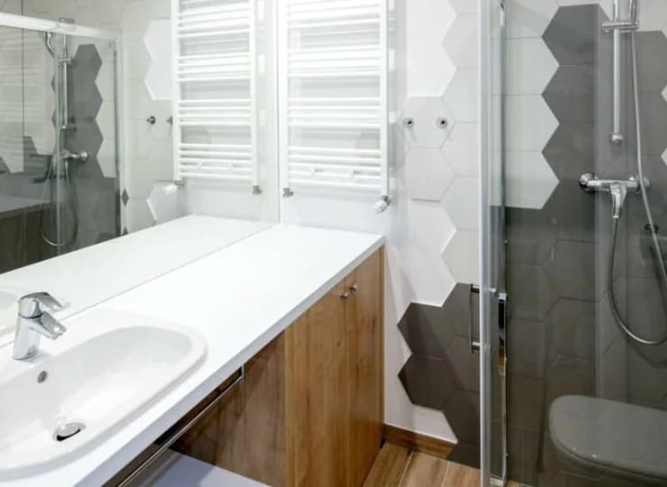 Każdy apartament dysponuje prywatną łazienką