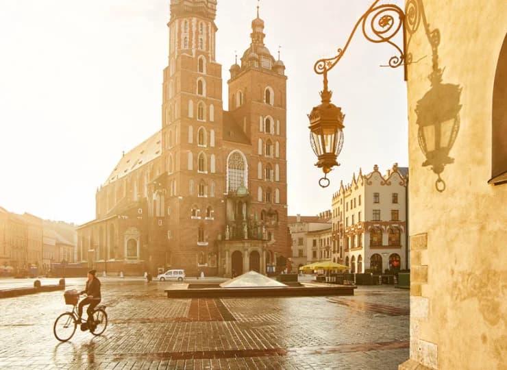 Mieszkając tutaj, cały Kraków masz w zasięgu przejażdżki rowerem