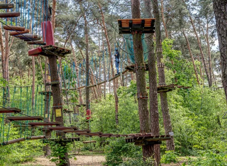 Hotel posiada największy park linowy na Mazowszu
