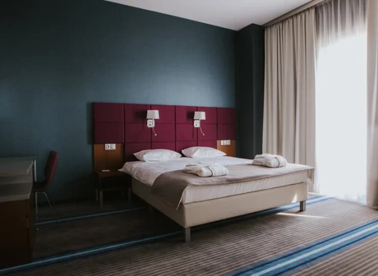 W apartamencie jest osobna sypialnia