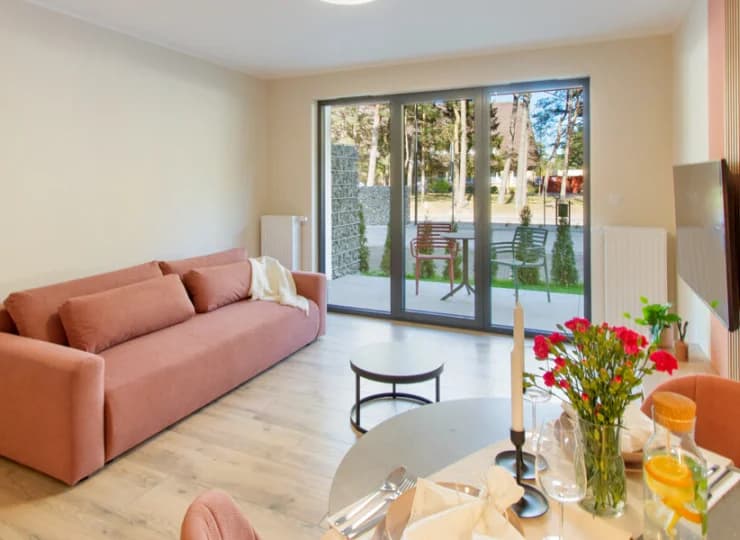Apartament 2+1 ma powierzchnię 34 m2
