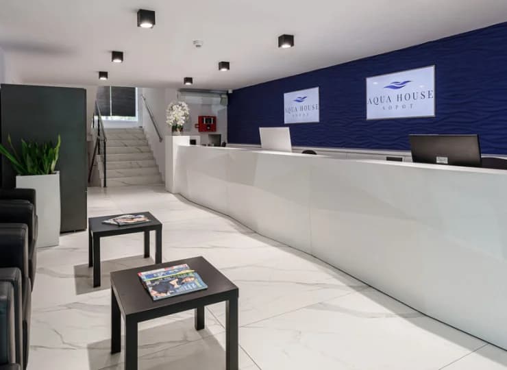 Recepcja w Aqua House