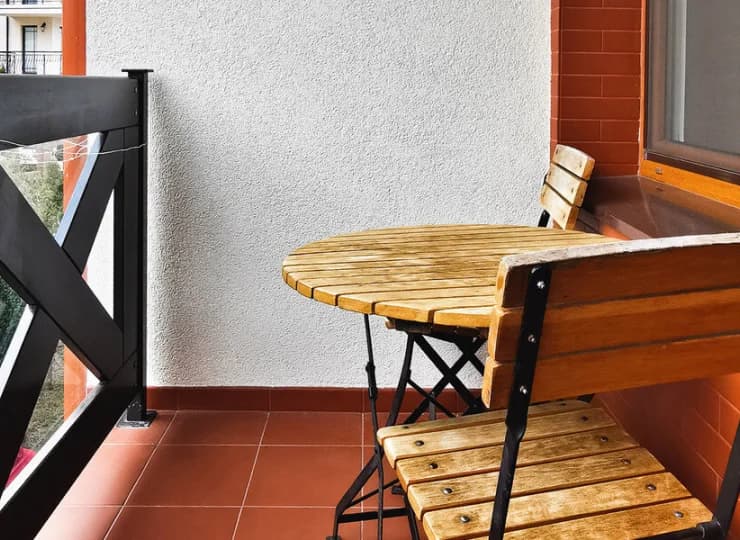 Część pokoi suite posiada balkon