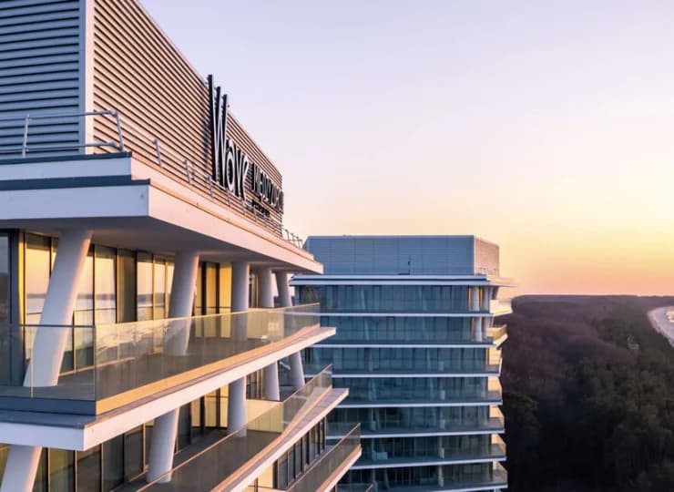 To zupełnie nowy kompleks apartamentów w pierwszej linii brzegowej