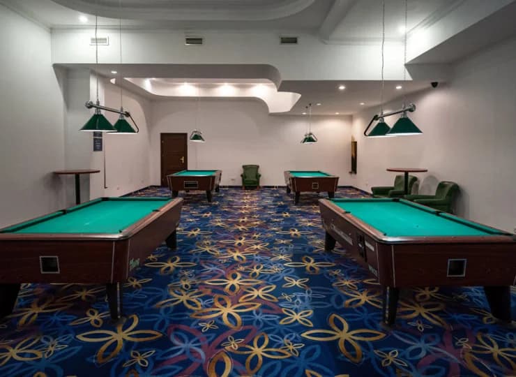Jest także sala bilardowa