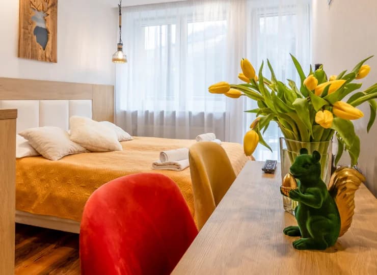 Pokoje deluxe występują w opcji z dostawką i bez dostawki