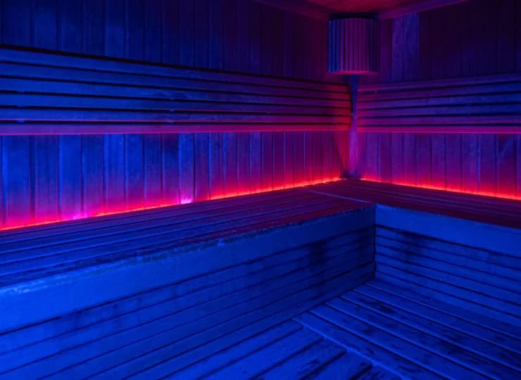 Sauna sucha z koloroterapią
