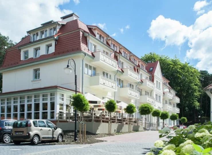 Hotel Cesarskie Ogrody jest położony w centrum Świnoujścia