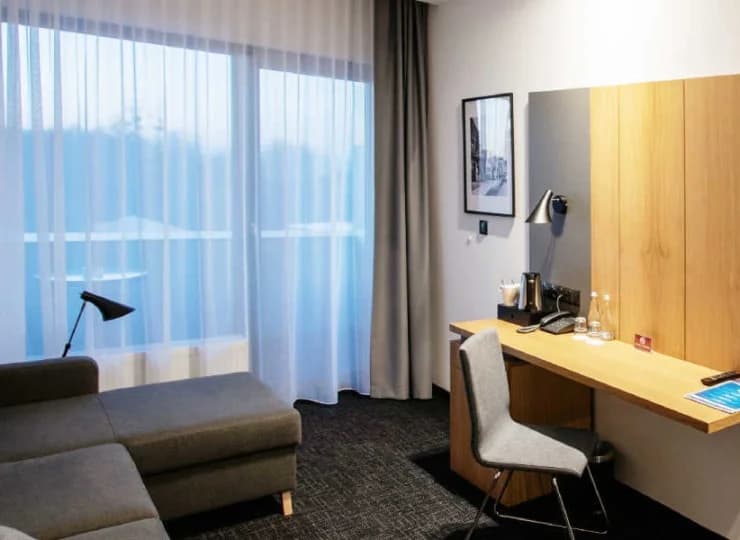 Wnętrza utrzymane są w eleganckim, nowoczesnym stylu