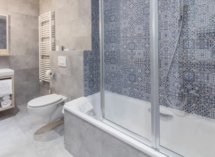 Każdy pokój posiada nowoczesną łazienkę