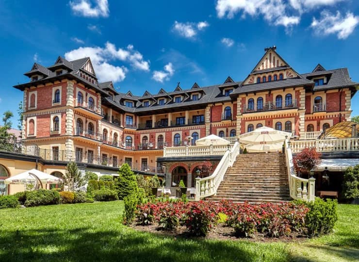 Grand Hotel **** Stamary mieści się w pięknym budynku pochodzącym z 1905 roku