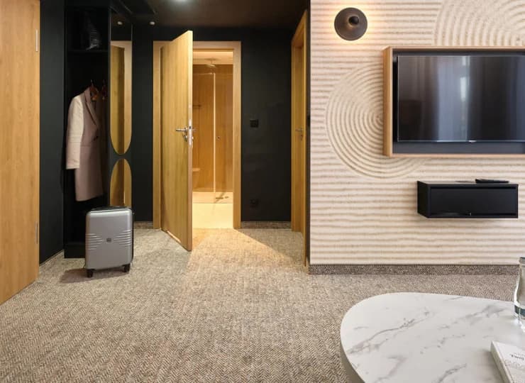 Przestronne pokoje typu studio mają powierzchnię 32-41 m2