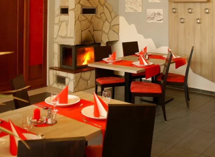 Restauracja oferuje dania kuchni słowackiej