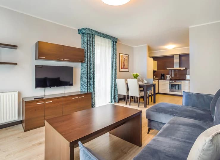 Nowoczesne apartamenty są 2-pokojowe