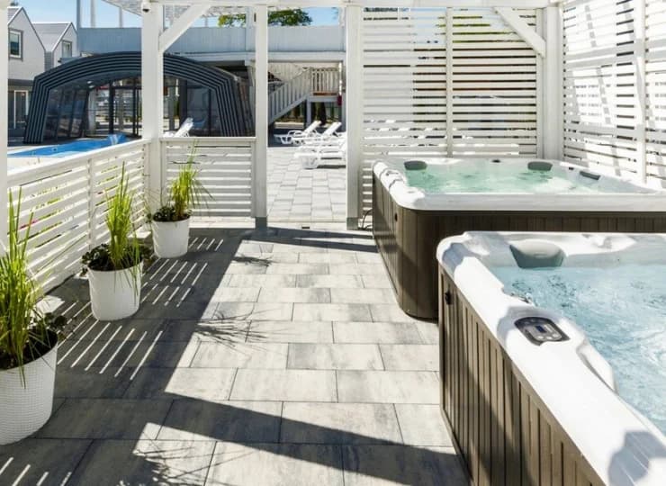 W obiekcie znajdują się dwa jacuzzi